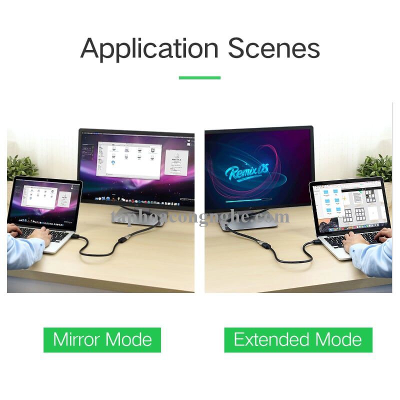 Ugreen 10146 5M màu Đen Cáp tín hiệu HDMI nối dài hỗ trợ 4K x 2K HD107 30010146